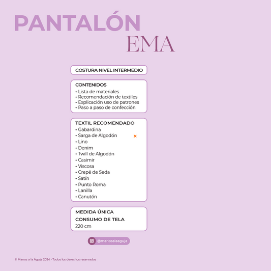EMAMOLDE | Pantalon