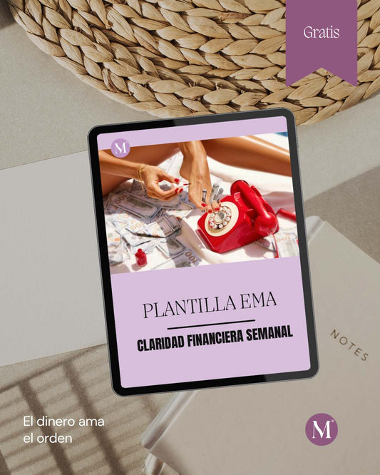 Organiza tus Finanzas Creativas · Plantilla EMA